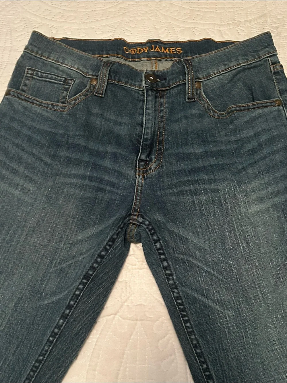 Cody James Slim Straight Jeans in Denim Blue